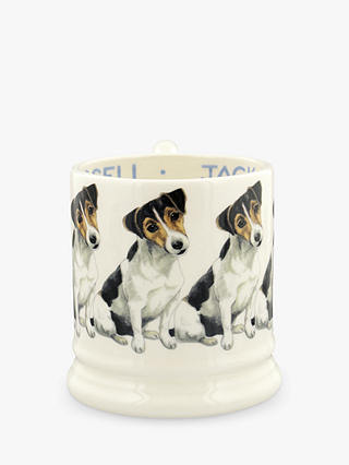 Emma Bridgewater Dogs Jack Russell Half Pint Mug, 300ml, White/Brown