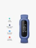 Fitbit Ace 3, Activity Tracker Watch for Children, Cosmic Blue / Green