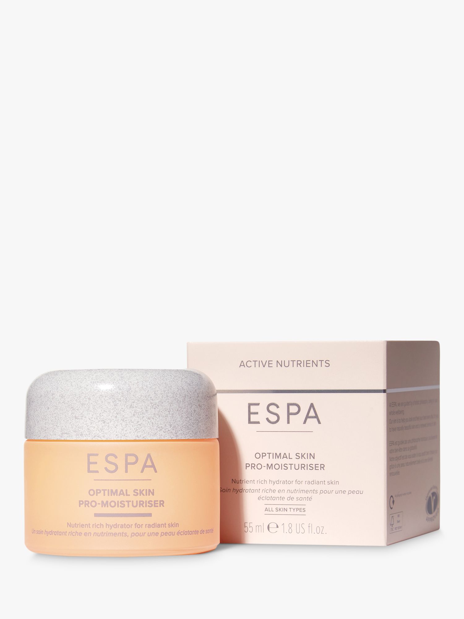 ESPA Active Nutrients Optimal Skin Pro-Moisturiser, 55ml 2
