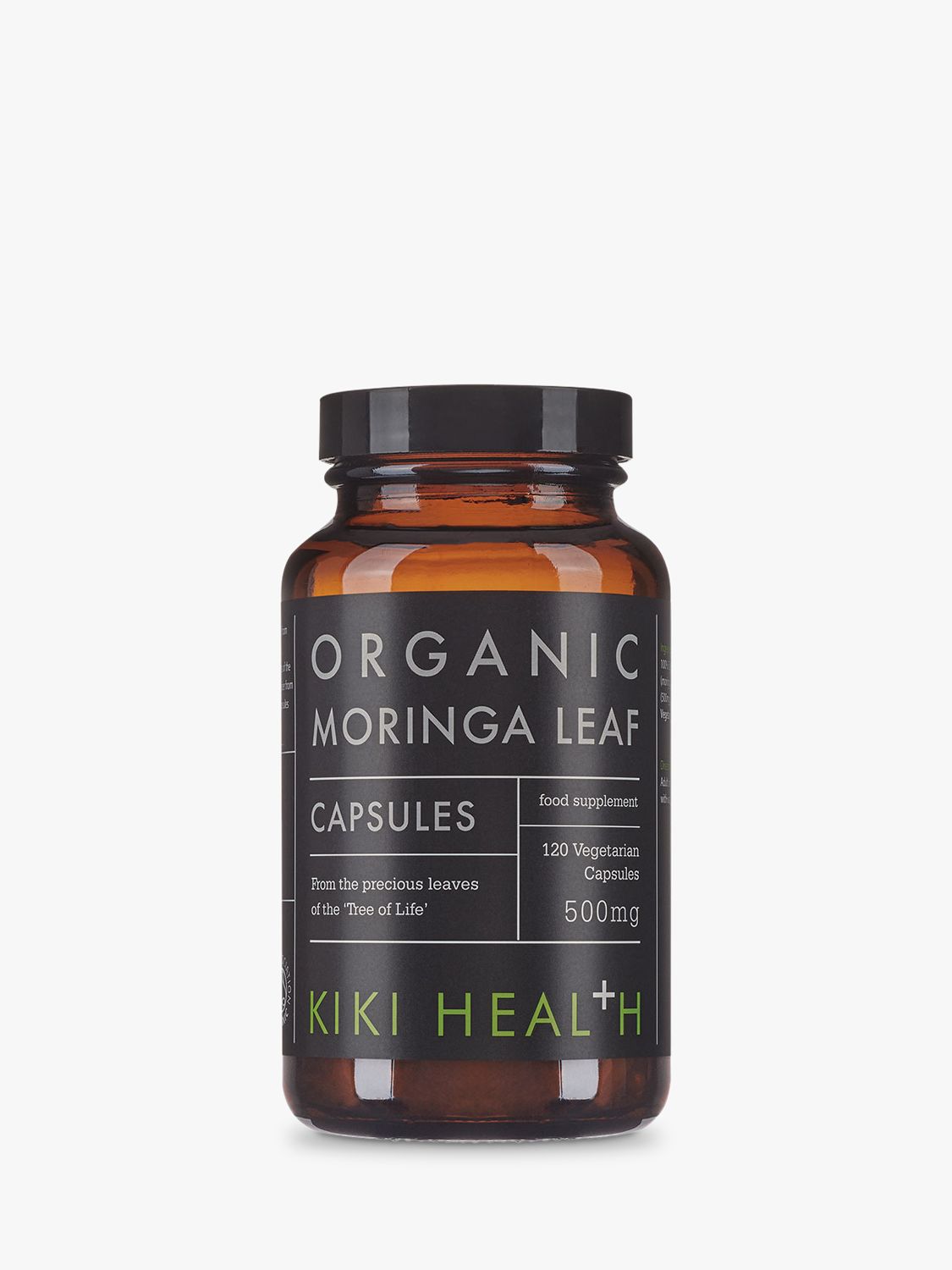 KIKI Health Organic Moringa Leaf, 120 Vegicaps 1