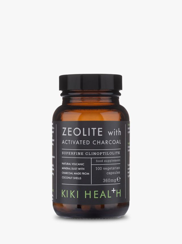KIKI Health Zeolite With Activated Charcoal, 100 Vegicaps 1