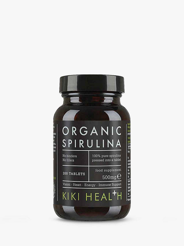 KIKI Health Organic Premium Spirulina, 200 Tablets 1