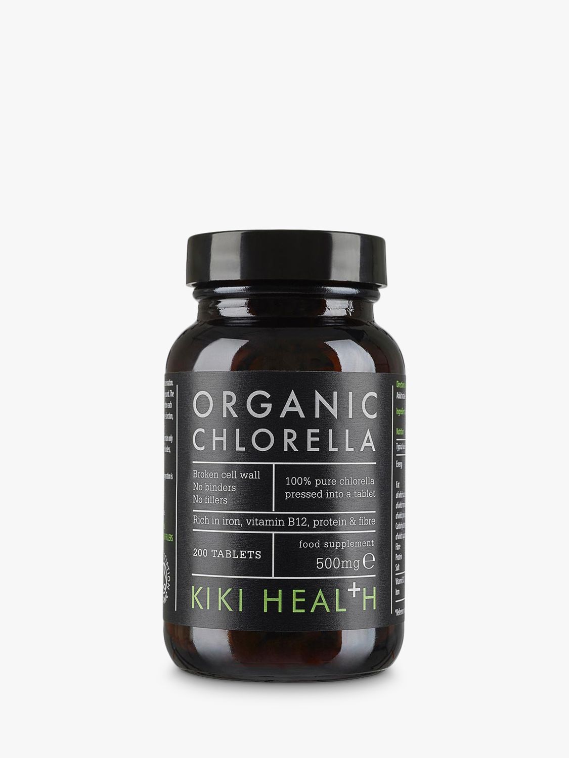 KIKI Health Organic Premium Chlorella, 200 Tablets 1