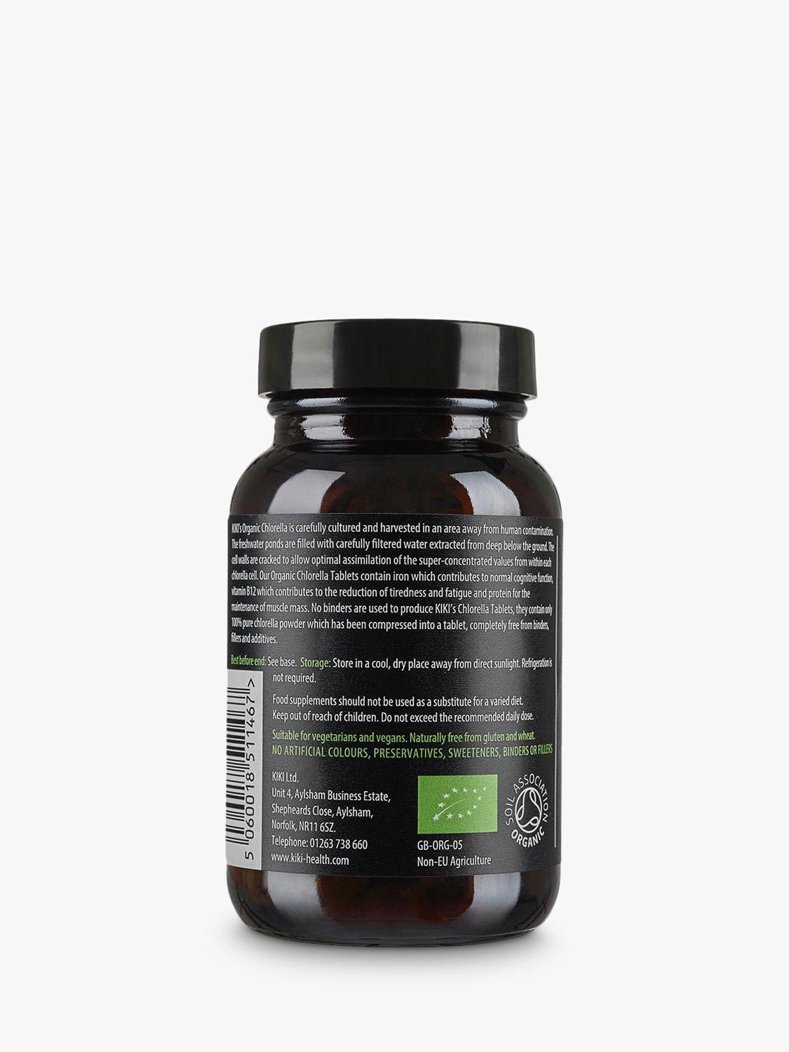 KIKI Health Organic Premium Chlorella, 200 Tablets 3