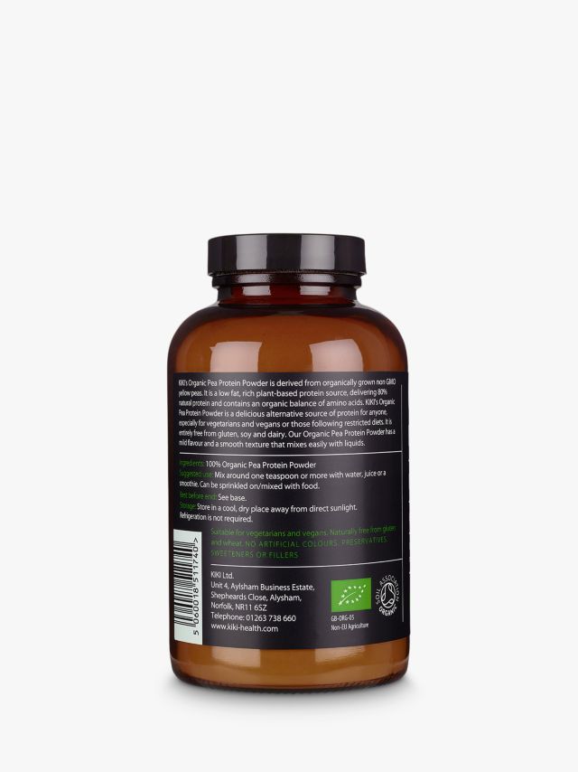 KIKI Health Organic Pea Protein Powder, 170g 3