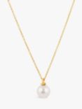 Dinny Hall Freshwater Pearl Pendant Necklace, Silver