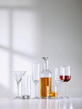 Luigi Bormioli Bach Fluted Champagne Glass Flutes, Set of 4, 210ml, Clear