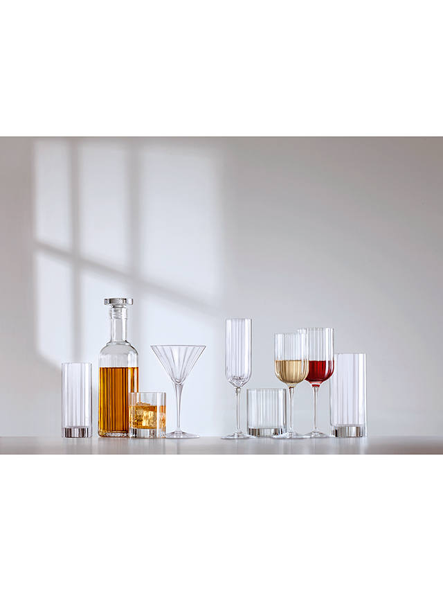 Luigi Bormioli Bach Fluted Gin Cocktail Glass, Set of 4, 600ml, Clear