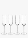 Luigi Bormioli Sublime Champagne Glass Flutes, Set of 4, 210ml, Clear