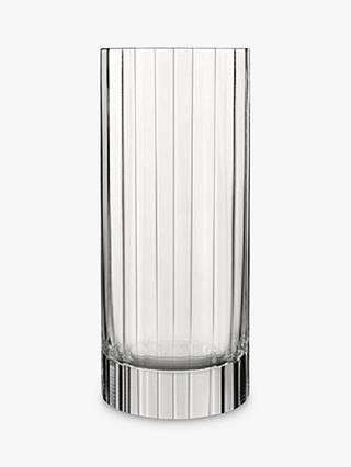 Luigi Bormioli Bach Fluted Glass Highballs, Set of 4, 480ml, Clear