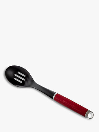 KitchenAid Nylon Slotted Spoon, Red
