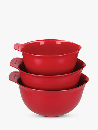 KitchenAid Nesting Mixing Bowls, Set of 3, Red