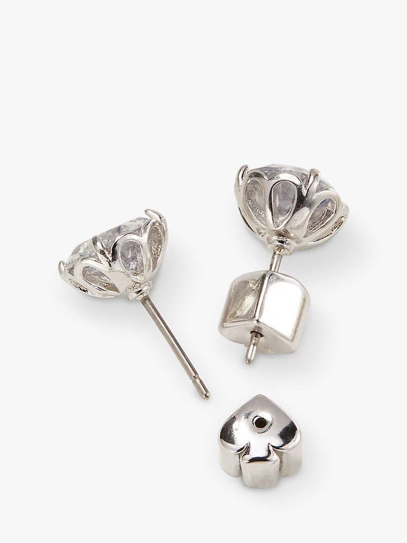 Buy kate spade new york That Sparkle Cubic Zirconia Stud Earrings, Silver/Clear Online at johnlewis.com