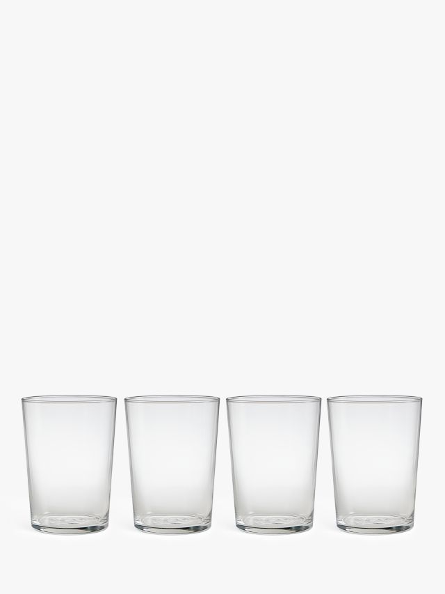 Drinking Glasses Highball Glass Set Of 4 Kitchen Glassware Clear