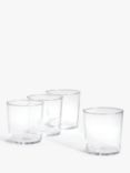 ANYDAY John Lewis & Partners Drink Tumbler Glass, Set of 4, 380ml, Clear