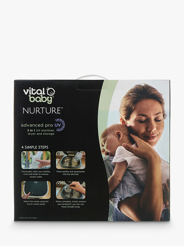 Vital Baby Nurture Advanced Pro UV Steriliser & Dryer, White