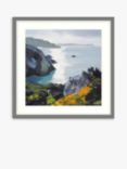 Sian McGill - 'Pwll Deri' Framed Print, 84.5 x 84.5cm, Blue/Multi