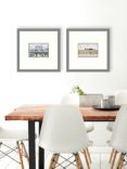 John Lewis LS Lowry 'Man Lying on a Wall' & 'Market Scene' Framed Print & Mount, Set of 2, 53.5 x 53.5cm, Multi