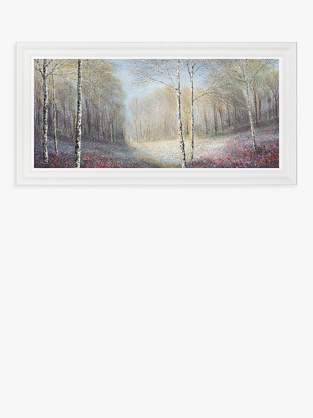 Chris Bourne - 'Freshness of Spring' Framed Print, 56 x 111cm, Green/Multi