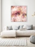 Maria Esmar - 'Roses' Abstract Canvas Print, 104 x 104cm, Pink