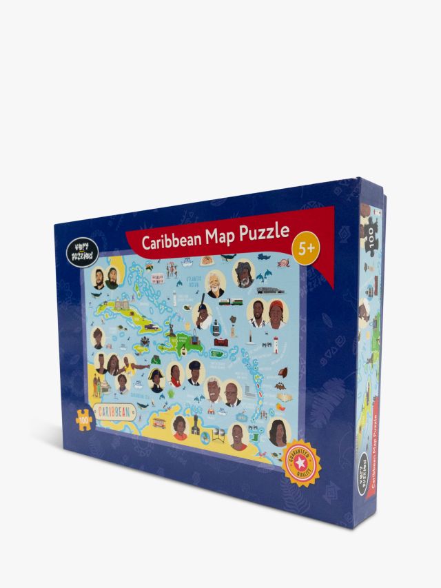 Very Puzzled Caribbean Map Puzzle, 100 Pieces