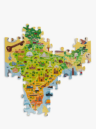 Very Puzzled India Map Puzzle, 100 Pieces