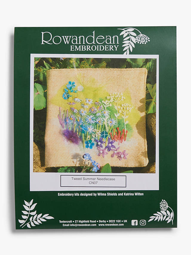 Rowandean Tweed Summer Floral Needlecase Craft Kit