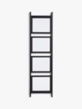 John Lewis & Partners Multi-Aperture Ladder Photo Frame & Mount, 4 Photo, 6 x 8" (15 x 20cm), Black