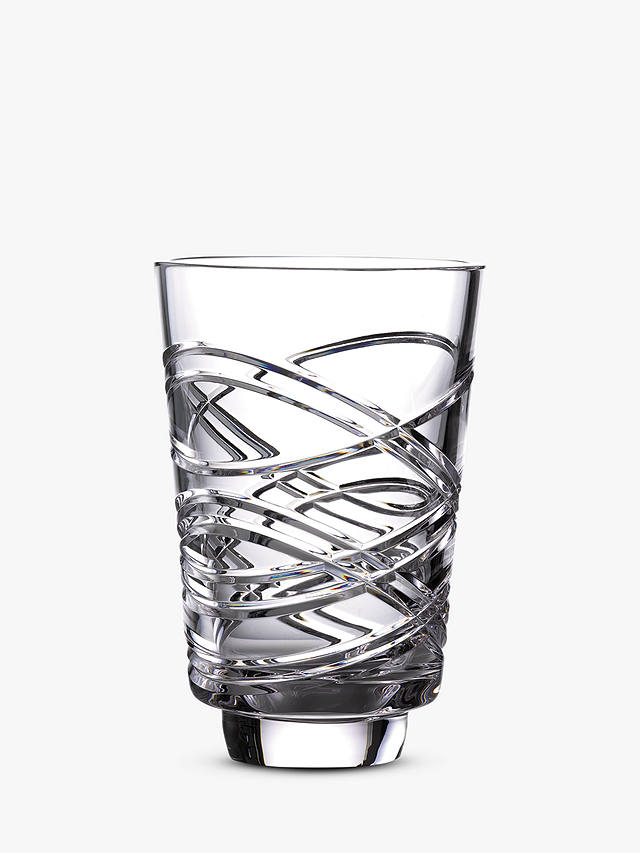 Waterford Crystal Mastercraft Aran Cut Glass Artisan Vase, H20cm, Clear