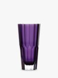 Waterford Crystal Cut Glass Jeff Leatham Icon Vase, H25cm, Purple
