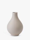 Wedgwood Jasper Folia Bulb Vase, H24cm, Powder Pink