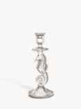 Waterford Crystal Cut Glass Seahorse Candlestick
