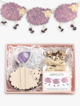 Artcuts Wooden Sheep Bunting Craft Kit