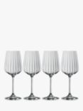 John Lewis Stackable Plastic Wine Glasses, Set of 4, 250ml, Assorted