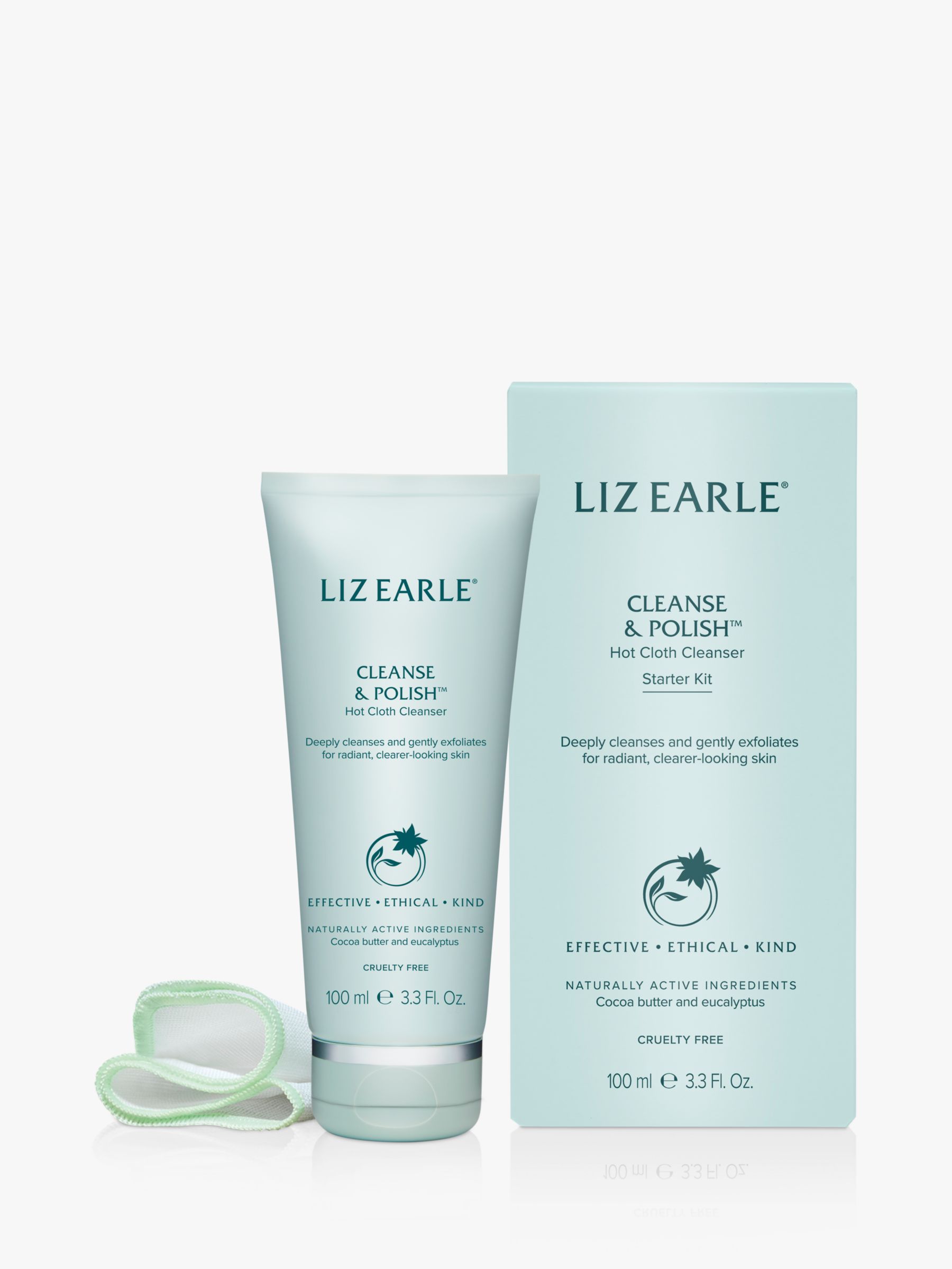 Liz Earle Cleanse & Polish™ Hot Cloth Cleanser Starter Kit, 100ml