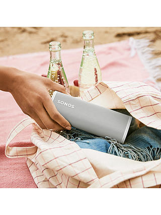 Sonos Roam Smart Speaker with Voice Control, White
