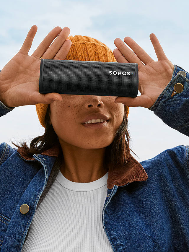 Sonos Roam Smart Speaker with Voice Control, Black