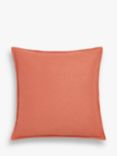 John Lewis ANYDAY Washed Linen Cushion Covers, Pack of 2, Terracotta