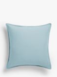 John Lewis ANYDAY Washed Linen Cushion Covers, Pack of 2, Powder Blue