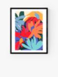 EAST END PRINTS 83 Oranges 'Where Flowers Blossom' Framed Print, 52 x 42cm, Multi