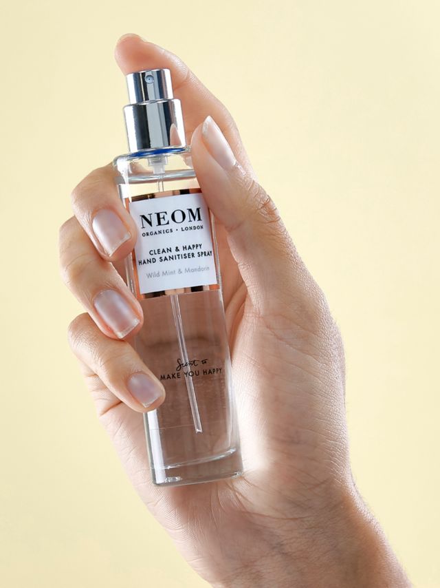 Neom Organics London Clean & Happy Hand Sanitising Spray, 30ml 4