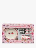 Emma Bridgewater Dancing Mice Children's Melamine Dinner & Cutlery Gift Set, 6 Piece, Pink