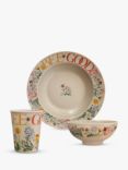 Emma Bridgewater Floral 'Bee Good' Children's Rice Husk Dinnerware Gift Set & Case, 3 Piece, Multi