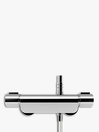 Aqualisa Midas 220 Bar Bath Mixer Shower Column with Drencher, Chrome