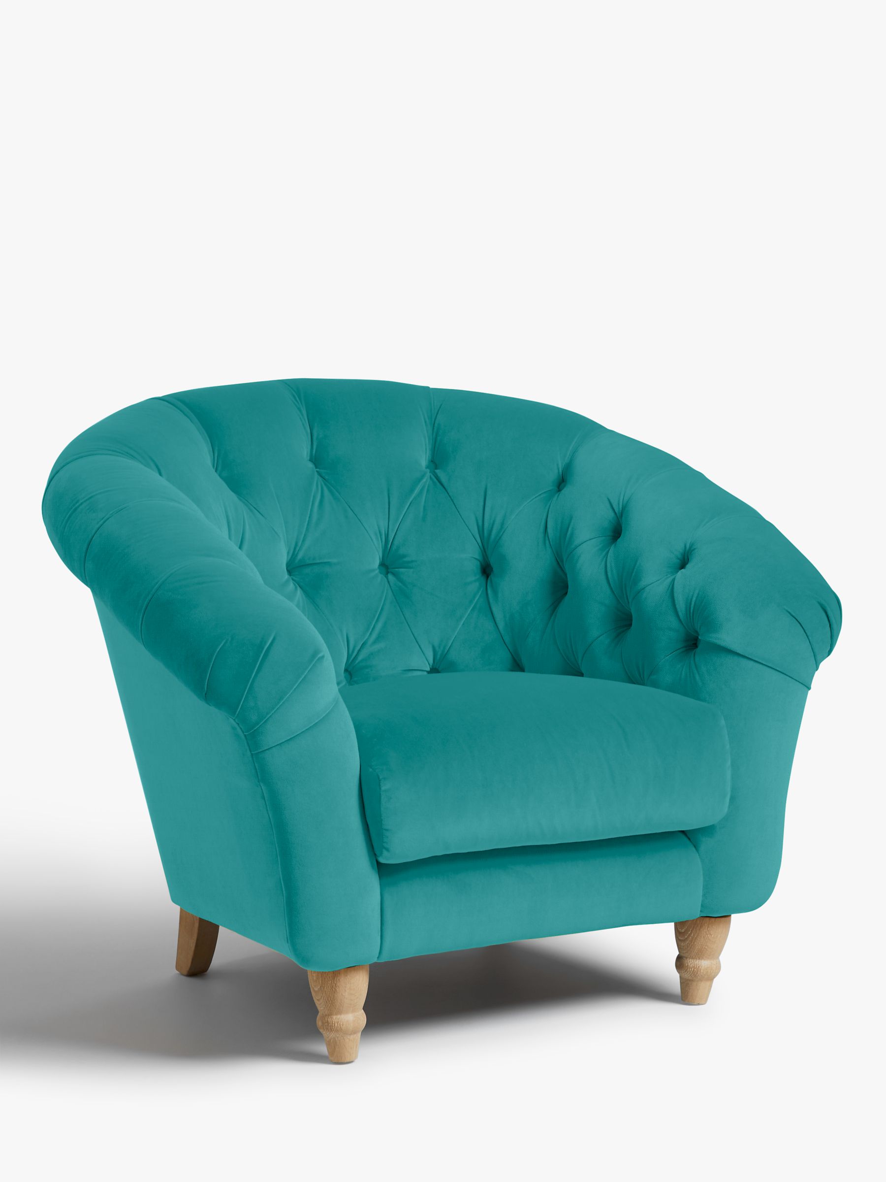 Cupcake Armchair by Loaf at John Lewis, Brushed Cotton Peacock