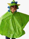 Sunnylife Kids' Dinosaur Foldable Poncho, Green