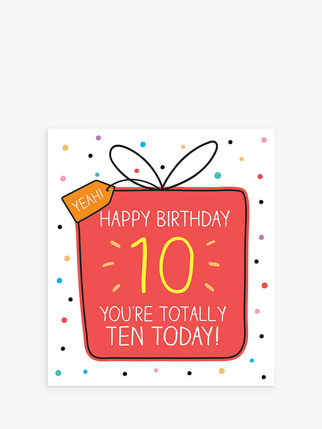Pigment Totally 10th Birthday Card