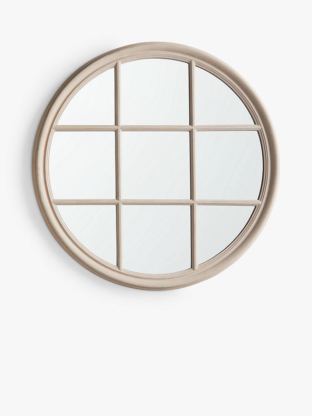 John Lewis Partners Round Wood Frame, Circle Wooden Frame Mirror