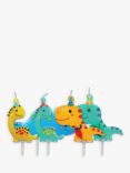Creative Party Dinosaur Cake Candles, Pack of 6