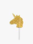 Creative Party Unicorn Cake Toppers, Pack of 12, Gold